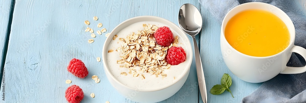 Open notebook with handwritten personal health and wellness goals laid out next to a fresh vibrant smoothie bowl on a minimalist desk or workspace