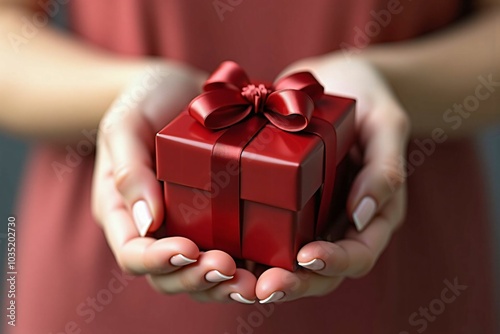 Special Gift - Beautiful Red Gift Box for Mother's Day, Birthday, Christmas, Father's Day, and Other Special Occasions