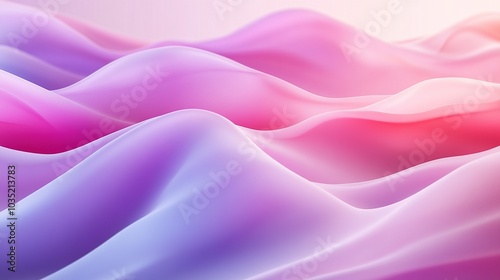 Soft Waves in Gradient Colors