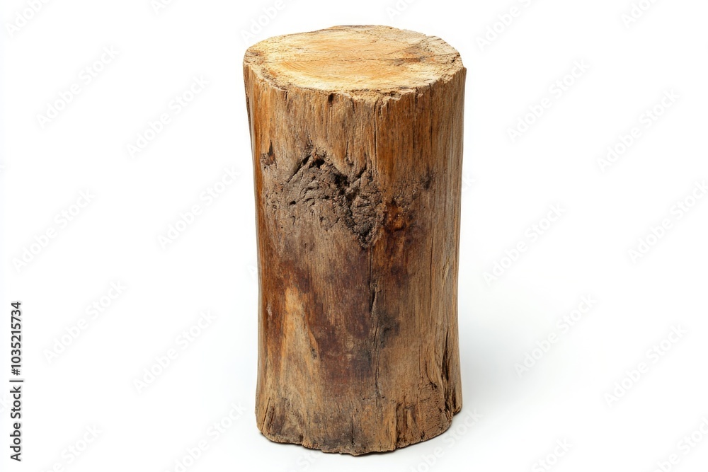 A piece of wood sits on a table, simple and rustic home decor A piece of wood sits on a table, simple and rustic home decor