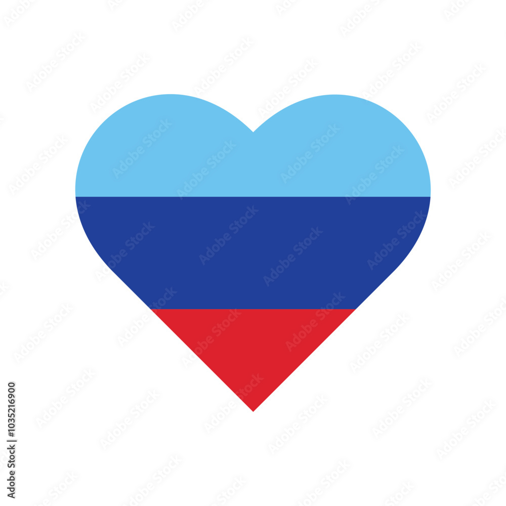 Flag of the Luhansk People's Republic. Icon flag design isolated on white. Vector Flag of the Luhansk People's Republic. Icon flag design isolated on white. Vector