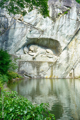 Lion Monument, Lucerne, Switzerland photo