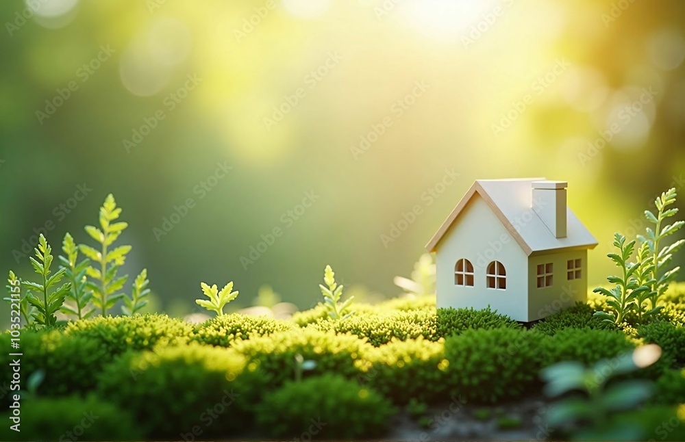 Eco House on the Grassland—A Symbol of Sustainable Living and Harmony with Nature, Promoting Environmental Protection and Ecology
