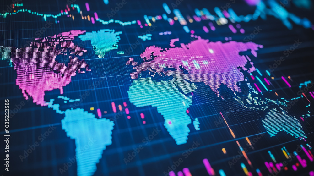 Abstract business network Around the world and charts and graphs with statistics to innovative analyze business potential and forecast future development of companies growth. Abstract business network Around the world and charts and graphs with statistics to innovative analyze business potential and forecast future development of companies growth.