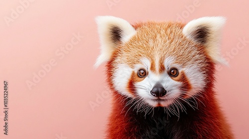 Cute Red Panda Portrait