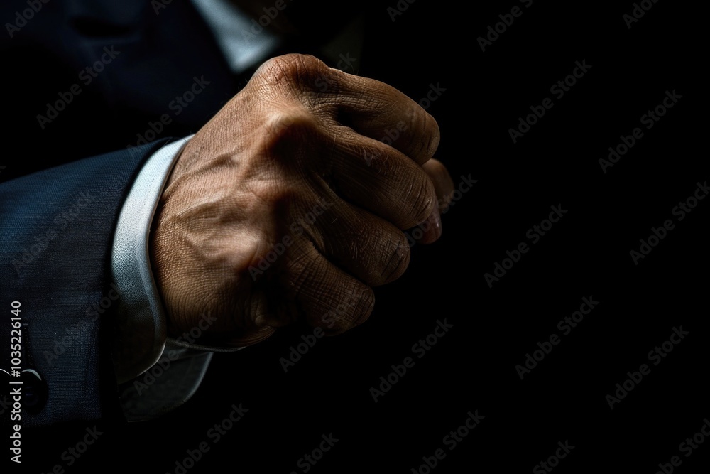 A close-up shot of a person wearing a suit and tie, ideal for business or professional use A close-up shot of a person wearing a suit and tie, ideal for business or professional use