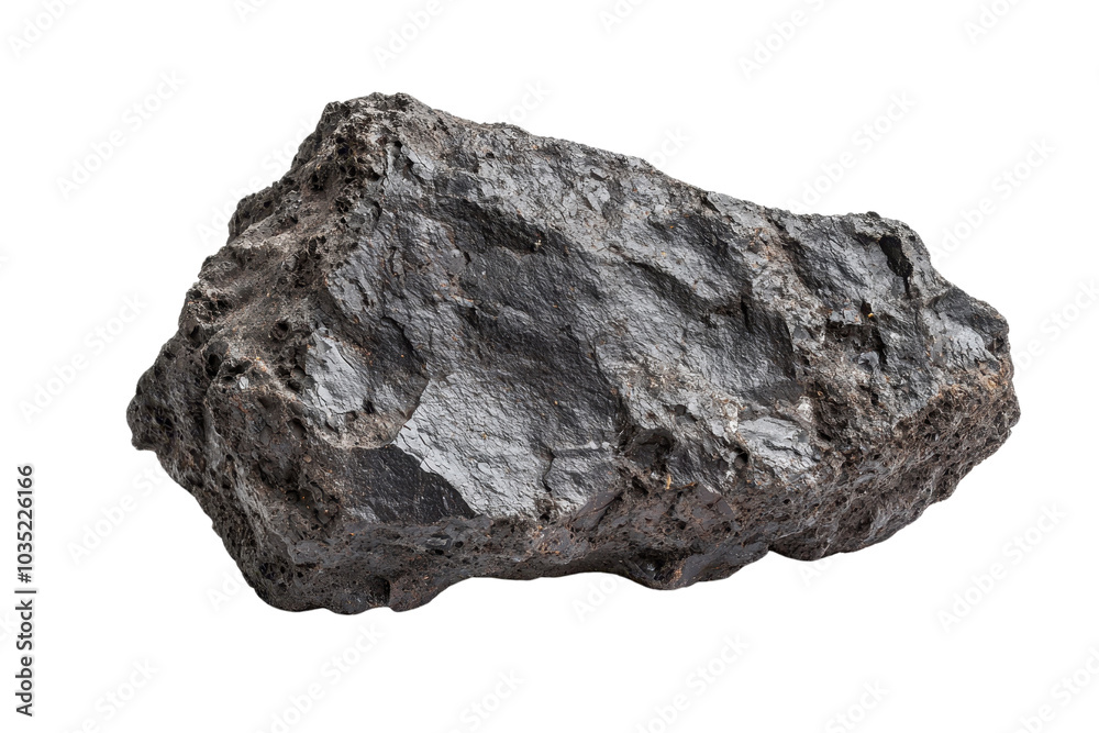 Close-up of a textured gray rock with rough surface, isolated on transparent background. showcasing natural geological formation. Close-up of a textured gray rock with rough surface, isolated on transparent background. showcasing natural geological formation.