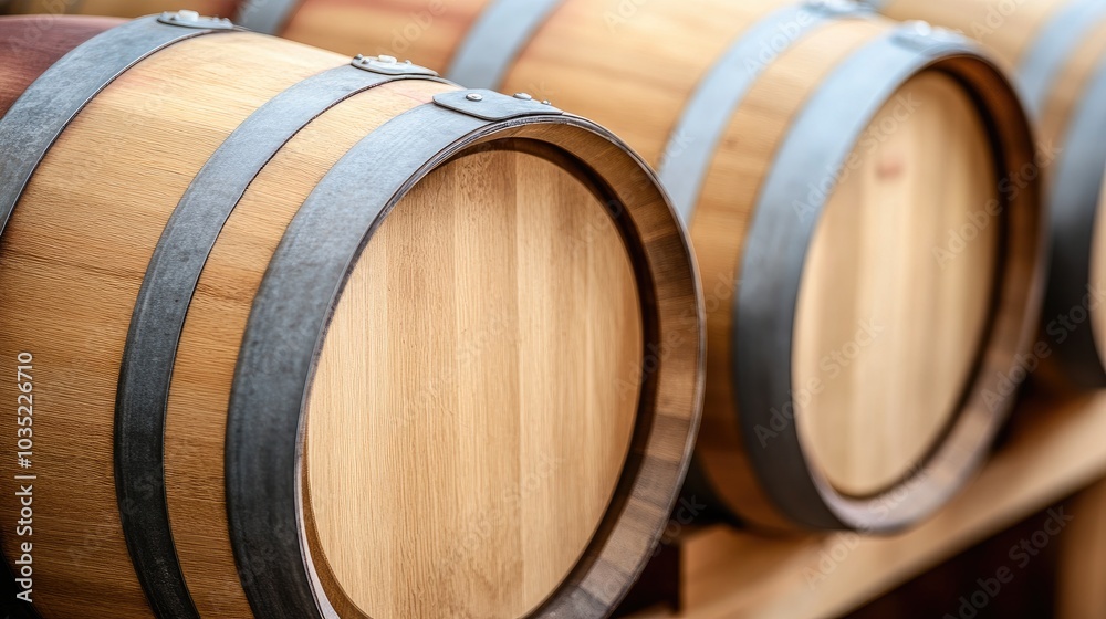 A serene wine cellar filled with glowing barrels showcasing rich hues in a timeless blend of elegance and tradition A serene wine cellar filled with glowing barrels showcasing rich hues in a timeless blend of elegance and tradition