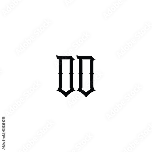 DD monogram logo design letter text name symbol monochrome logotype alphabet character simple logo