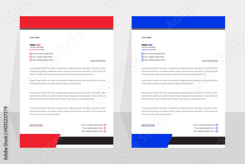 Φωτογραφία Creative and modern corporate business latter head template,professional latter head design