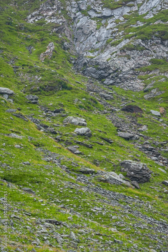 Mountain landscape with rocky terrain Mountain landscape with rocky terrain