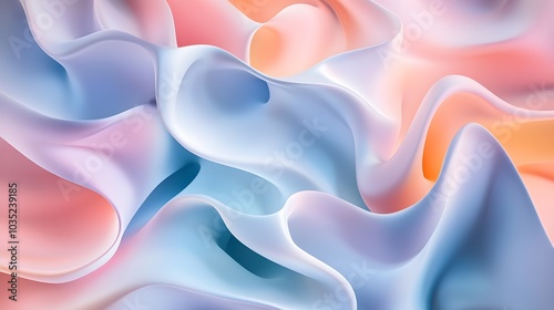 Wallpaper Mural Abstract Pastel Swirls Background   Digital Art Design Torontodigital.ca