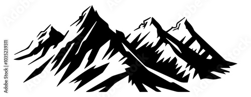 Mountain silhouette