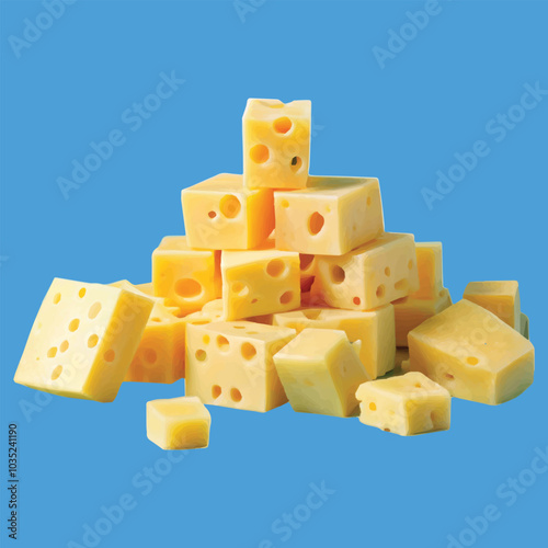 The Cheese dice and slices