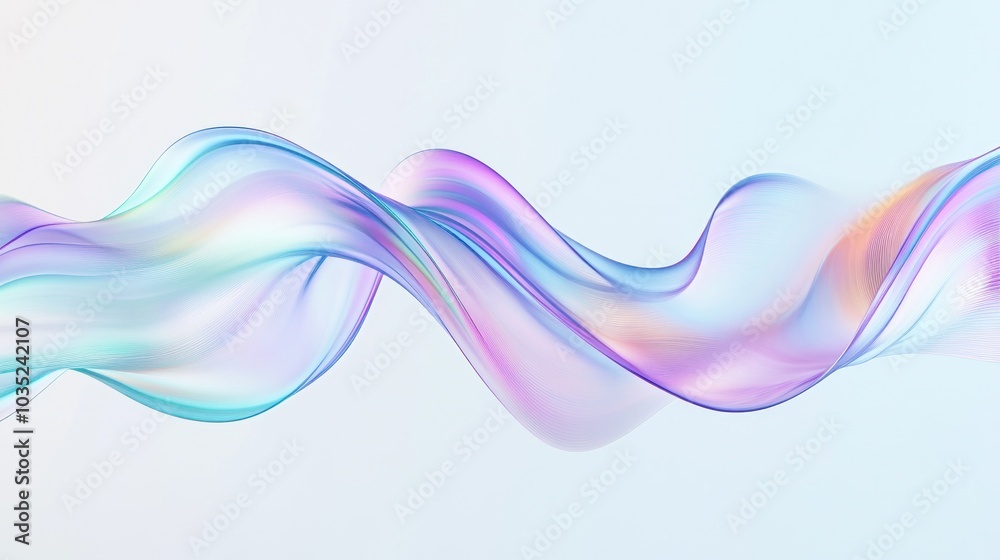Abstract Flowing Wave of Light Abstract Flowing Wave of Light