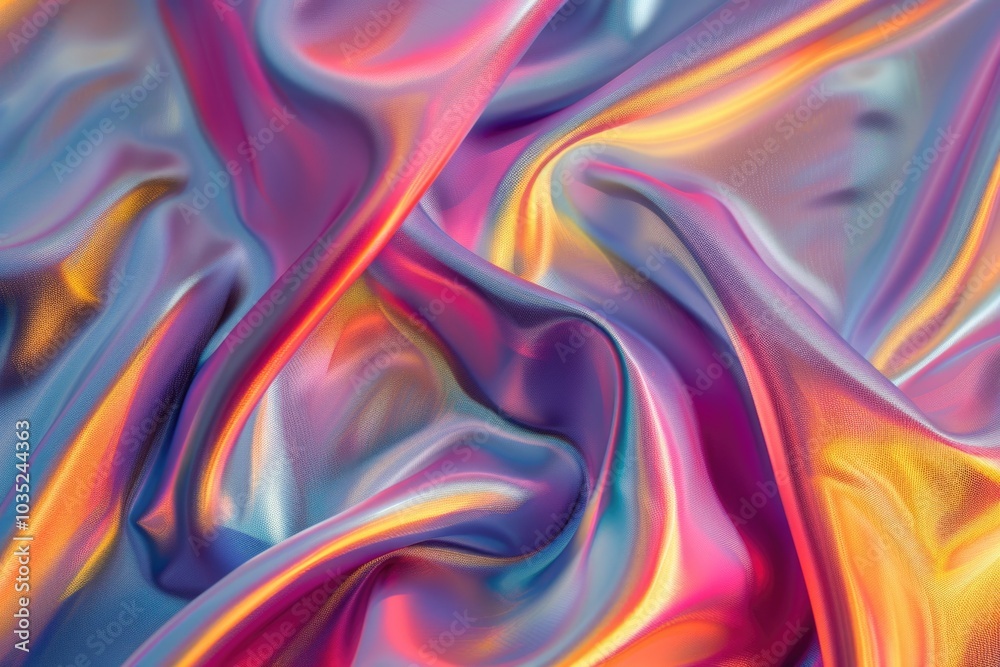 A detailed view of vibrant liquid art