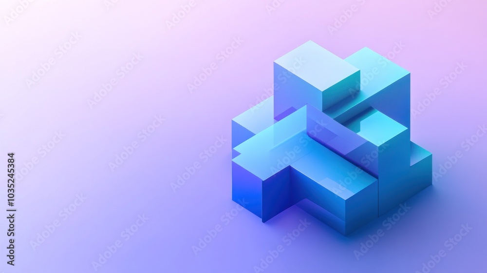 Abstract 3D Geometric Shapes Abstract 3D Geometric Shapes