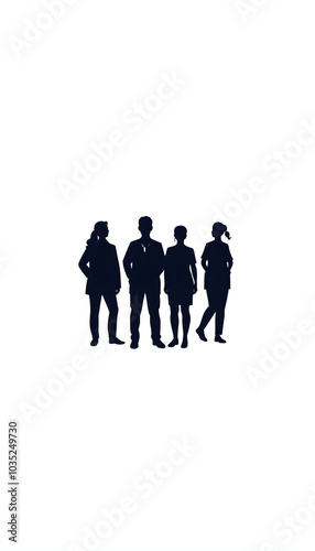 Wallpaper Mural medical health people silhouette logo illustration isolated with white highlights, png Torontodigital.ca