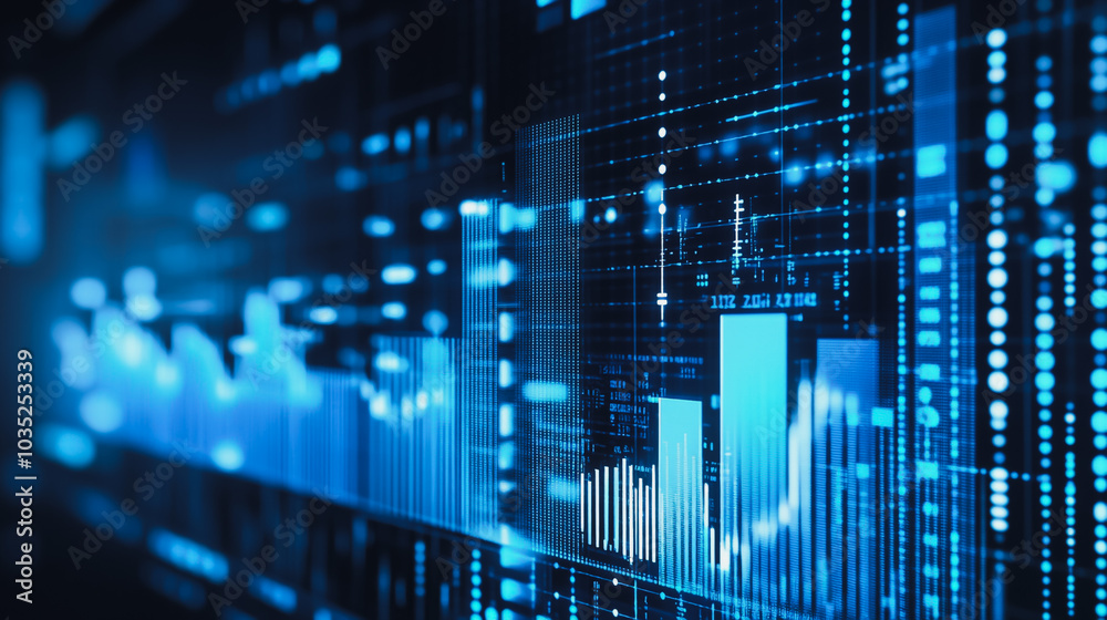 Abstract business and charts and graphs with statistics to innovative analyze business potential and forecast future development of companies growth. Abstract business and charts and graphs with statistics to innovative analyze business potential and forecast future development of companies growth.