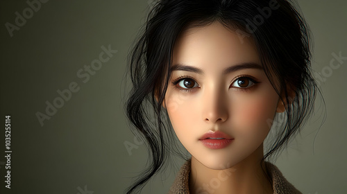 Portrait of a Woman with Be...