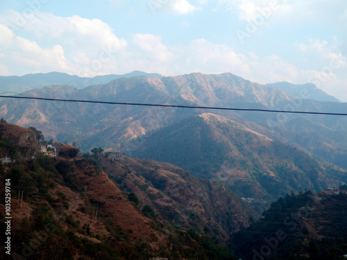 kalka shimla railway  in the himalayan india photo