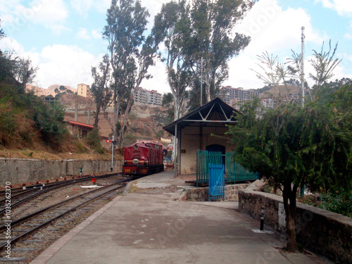 kalka shimla railway  in the himalayan india photo