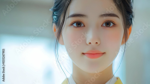 Beautiful Woman with Soft M...