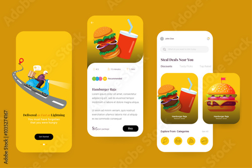 User Interface for Food Delivery App