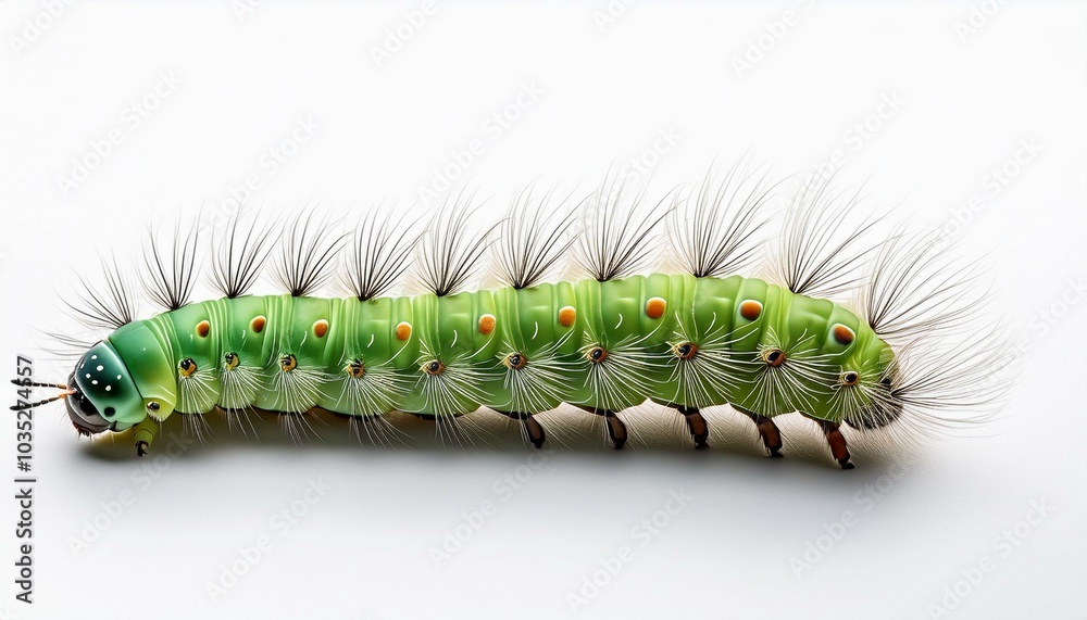 Caterpillar on White Caterpillar on White