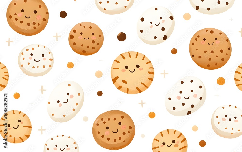 Sticker of cookie dough swirl in soft pastel colors, minimalistic and isometric, perfect for a playful baking and cooking sticker set Sticker of cookie dough swirl in soft pastel colors, minimalistic and isometric, perfect for a playful baking and cooking sticker set