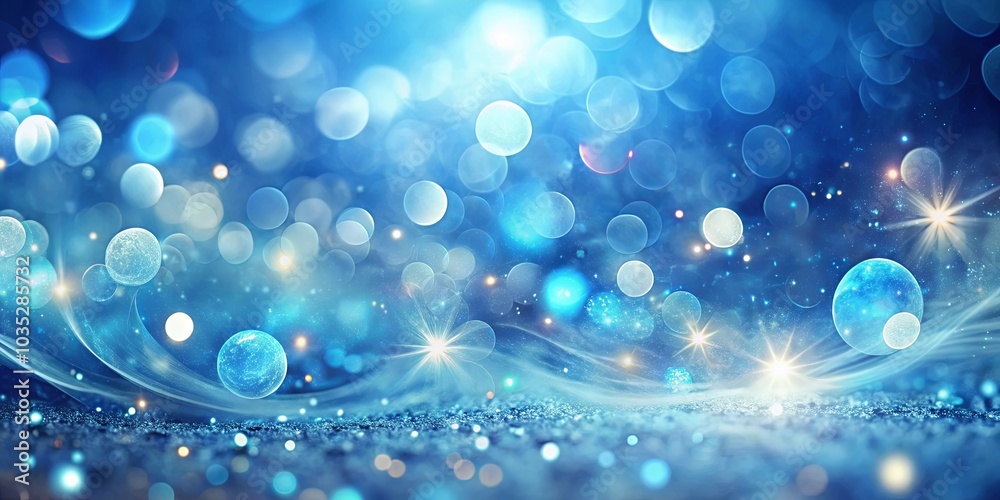 A celestial canvas of swirling blue light and glistening dust particles, with ethereal orbs illuminating the depths of the cosmic landscape. A celestial canvas of swirling blue light and glistening dust particles, with ethereal orbs illuminating the depths of the cosmic landscape.