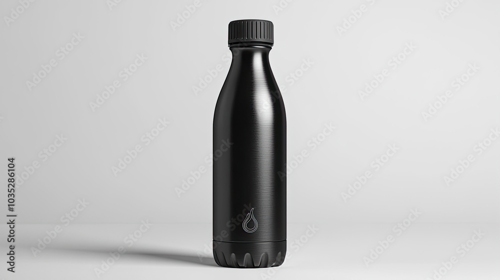 Water Bottle Mockup, high-end and customizable with realistic high-resolution rendering, ideal for branding, packaging design, and professional presentations, AI Generative Water Bottle Mockup, high-end and customizable with realistic high-resolution rendering, ideal for branding, packaging design, and professional presentations, AI Generative