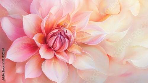 Delicate Pink Dahlia