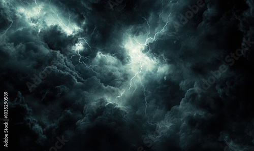 Lightning Storm Clouds.