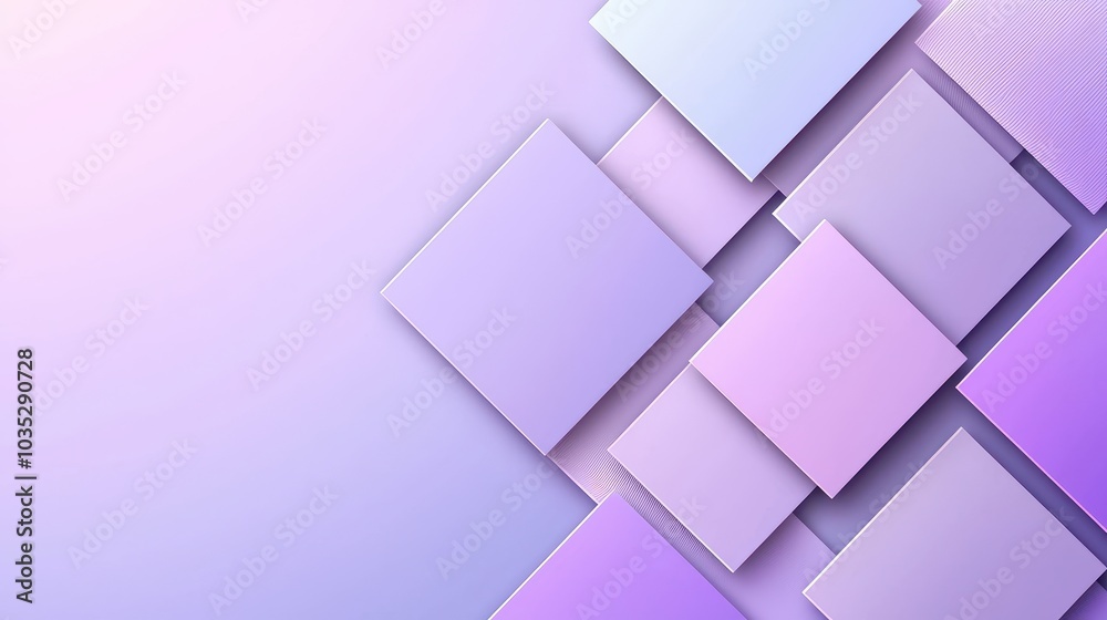 A minimalist geometric purple background with large, overlapping squares in varying shades of violet A minimalist geometric purple background with large, overlapping squares in varying shades of violet