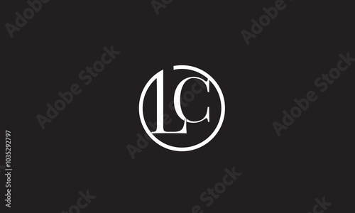 LC, CL, L, C Abstract Letters Logo Monogram