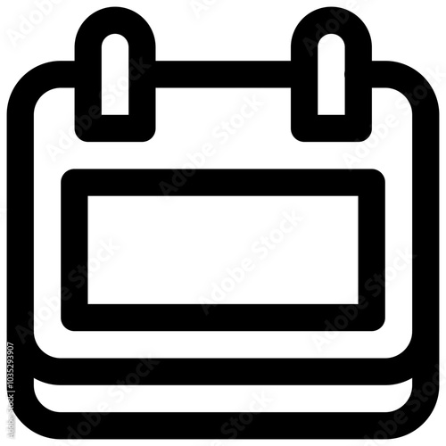 Deadline. Editable stroke vector icon.
