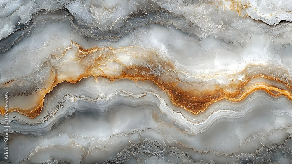 Abstract Marble Texture with Grey and Gold Veins - Background for Design Abstract Marble Texture with Grey and Gold Veins - Background for Design