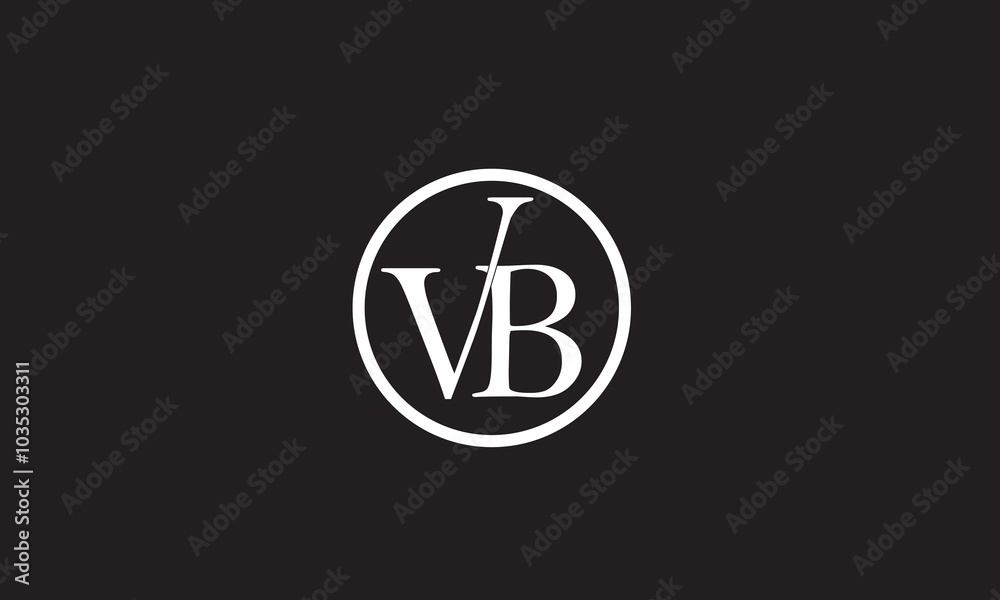 VB, BV , B , V, Abstract Letters Logo Monogram VB, BV , B , V, Abstract Letters Logo Monogram