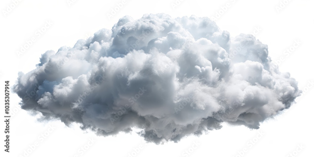 Isolated Fluffy Cumulus Cloud, white background, weather, nature, cloud, cumulus, fluffy Isolated Fluffy Cumulus Cloud, white background, weather, nature, cloud, cumulus, fluffy