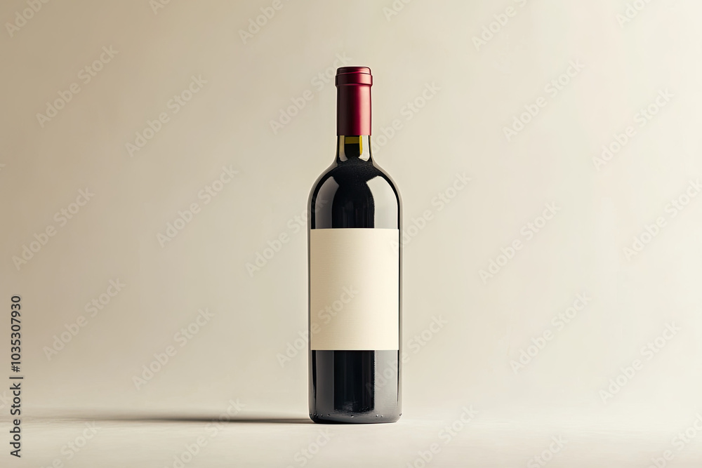 Wine Bottle Mockup, high-end and customizable with realistic high-resolution rendering, ideal for branding, packaging design, and elegant presentations, AI Generative Wine Bottle Mockup, high-end and customizable with realistic high-resolution rendering, ideal for branding, packaging design, and elegant presentations, AI Generative