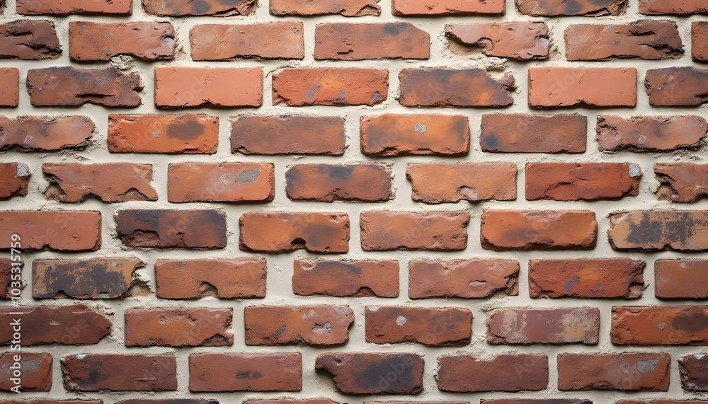 Obraz premium Textured brick background with a rustic and rugged appearance