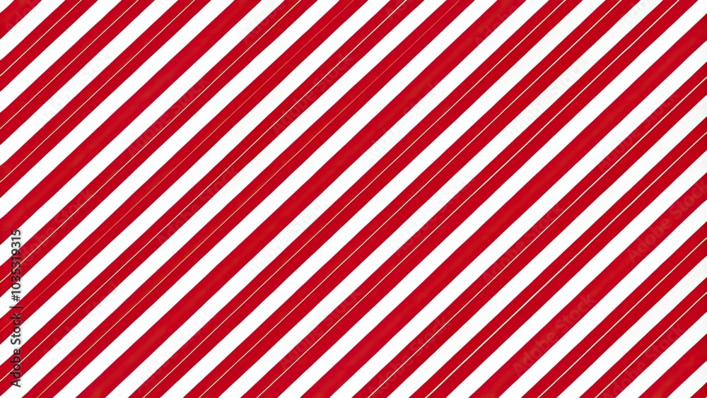 Naklejka premium Holiday background of red and white diagonal stripes