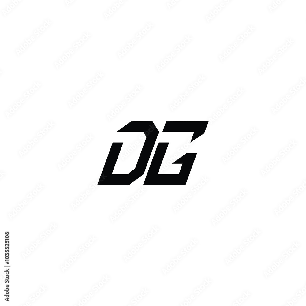DG monogram logo design letter text name symbol monochrome logotype alphabet character simple logo DG monogram logo design letter text name symbol monochrome logotype alphabet character simple logo