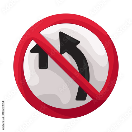 Illustration of do not overtake sign
