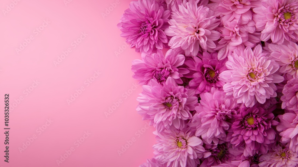 An array of pink flowers set against a soft background, capturing their vibrant colors and lively appearance in a beautiful floral composition. An array of pink flowers set against a soft background, capturing their vibrant colors and lively appearance in a beautiful floral composition.