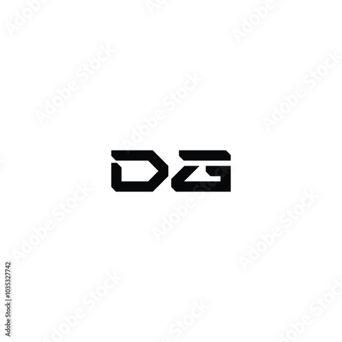 Free Download DG monogram logo design letter text name symbol monochrome logotype alphabet character simple logo - GFXLoad