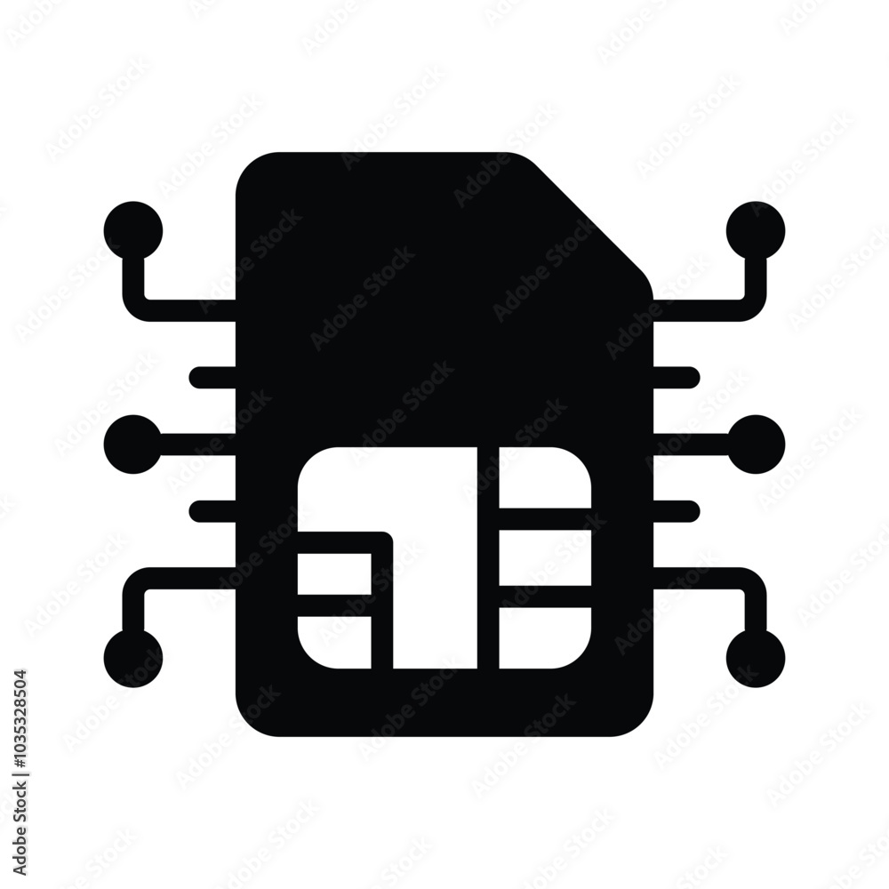 Esim chip card, embedded sim card vector design Esim chip card, embedded sim card vector design