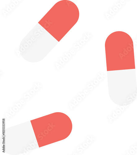 Pills color icon. Medical capsule. Drug treatment