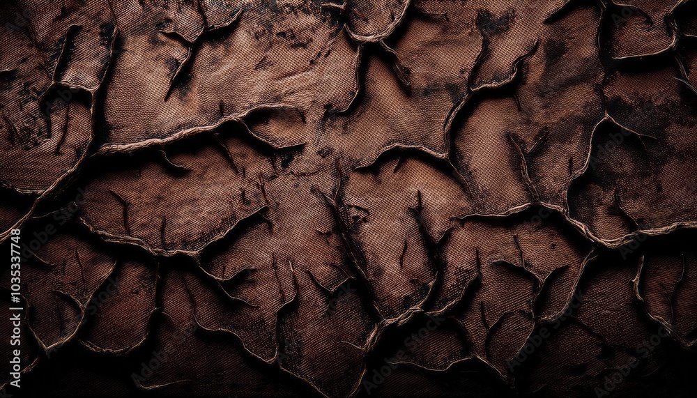 The feeling of fear that follows us through the cracks in our soul in a dark atmosphere